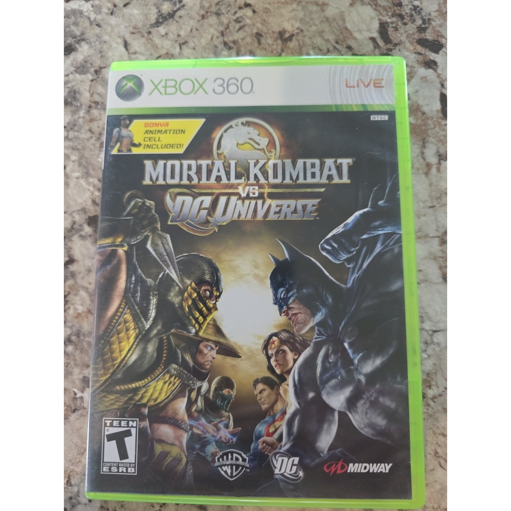 Mortal‎ Kombat vs. DC Universe (Xbox 360, 2008) Complete Tested Working